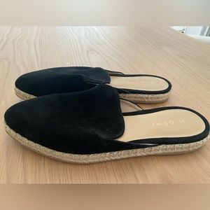 M Gemi Suede Espadrilles Slides